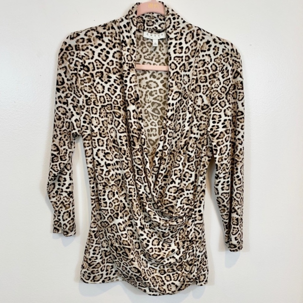 Chaus Plunging Neck Top